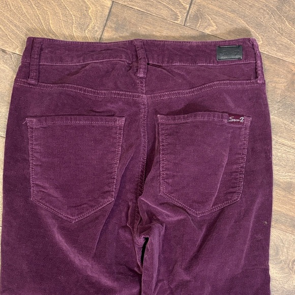 Seven7 Burgundy Corduroy Pants - Picture 6 of 6